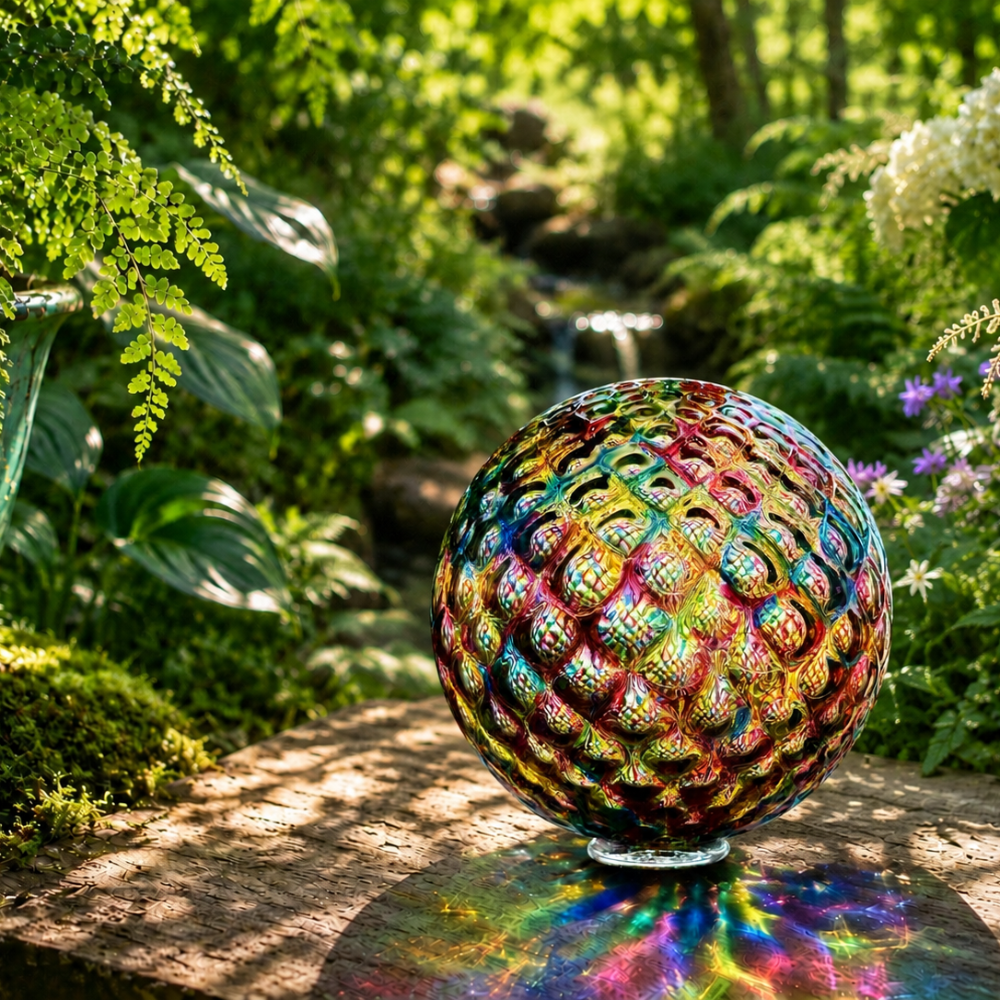 Rainbow Diamond Facet Float